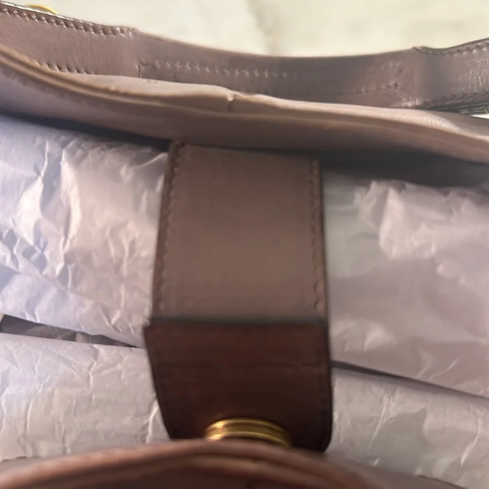 GUCCI Nude leather shopper bag - Picture 8 of 16